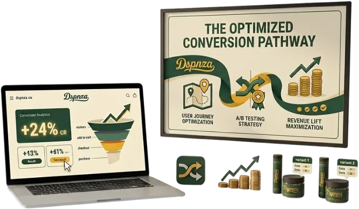 The optimized conversion pathway: user journey optimization, A/B testing strategy and revenue lift maximization